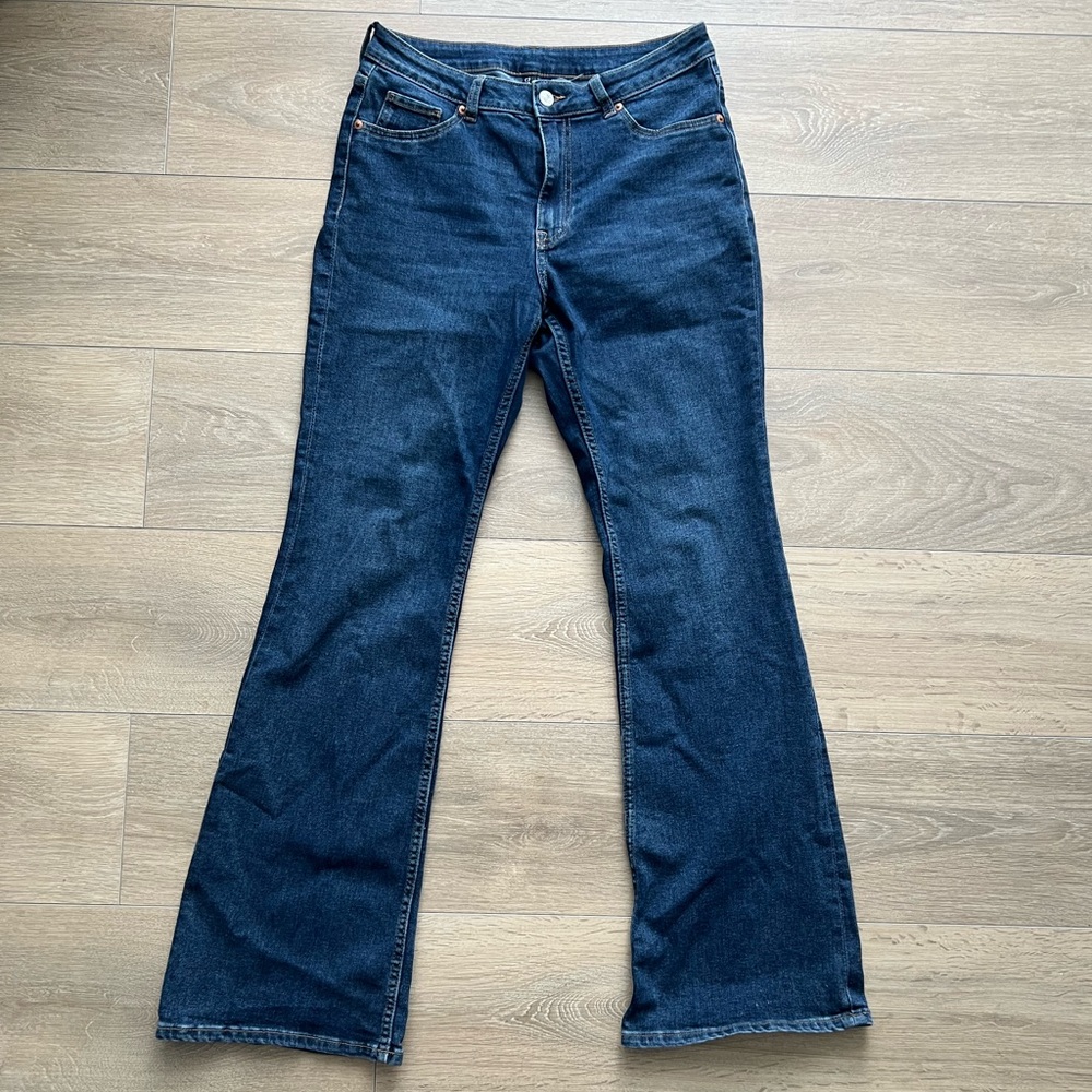 Flare jeans dark blue - H&M